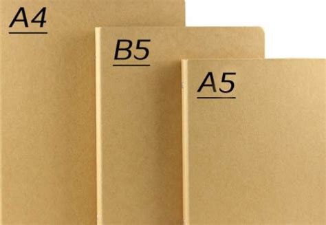 a5和b5的本子哪个大实物对比，b5会更大(但小于a4) — 久久经验网