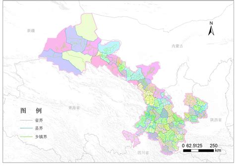 甘肃省乡镇行政区划-地图数据-地理国情监测云平台