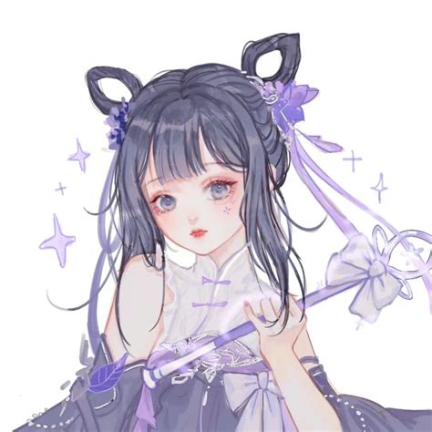 古风头像简洁2次元女生