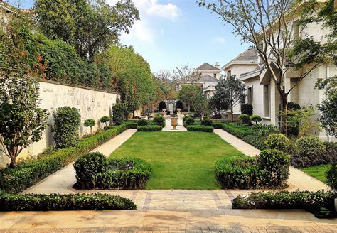 庭院户外花园设计实景效果图欣赏-闲风国际(上海)设计有限公司