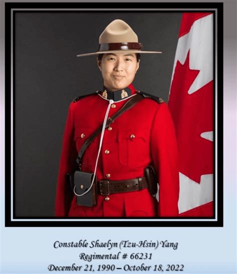 痛惜！加拿大华人女警官被流浪汉刺死！总理杜鲁多发文哀悼！_Shaelyn_Yang_死亡