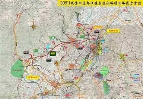 G0511线德阳至都江堰高速公路（三绕北段）的初步设计获批_路况动态_车主指南