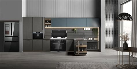 欧派铂尼思海特兰系列现代整体定制厨房橱柜_设计素材库免费下载-美间设计