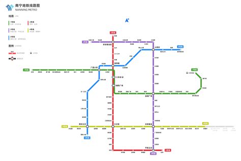 南宁地铁线路图规划,南宁地铁二号线线路图,南宁地铁2020规划图_大山谷图库