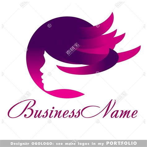 美容美发标志设计矢量图片(图片ID:1167201)_-logo设计-标志图标-矢量素材_ 素材宝 scbao.com