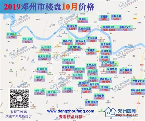 邓州市2019年10月最房价地图来了，整体走势继续平稳 - 邓州门户网房产频道|邓州房网|邓州房产网