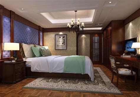 云浮300平米以上新中式风格自建房室内装修设计案例-名匠装饰官网
