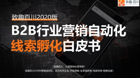 致趣百川2020年B2B行业营销自动化线索孵化白皮书下载版0324