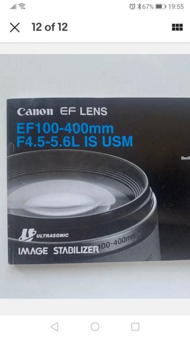 Canon L 100-400mm f4.5-5.6 L IS EF objektiv MK1