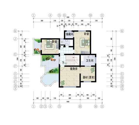 300平6室大平层户型图,300㎡平层样板间,200平最完美户型图_大山谷图库