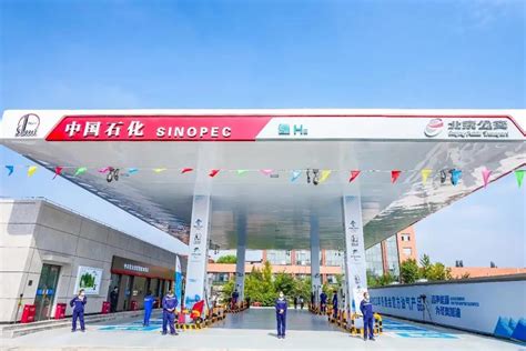 中石化汽油加油站北京中国 高清摄影大图-千库网