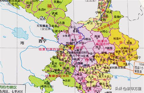 甘肃地图全图高清版