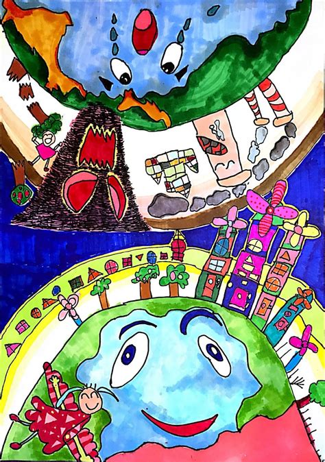 天马行空畅想未来城市 150幅孩子绘画作品亮相城博会_城生活_新民网