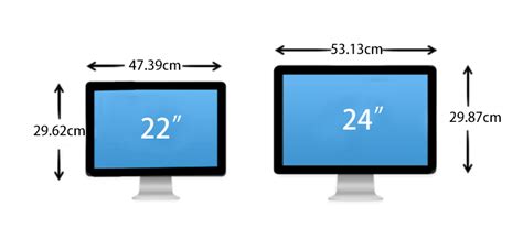 显示器尺寸对比一览图(电脑显示器尺寸对照表图片及选购攻略)-金华号