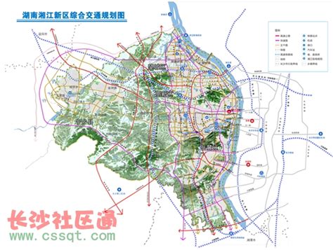 长沙高新区规划,2020年,麓谷_大山谷图库