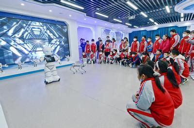 山东青州：体验人工智能 感受科技魅力-人民图片网
