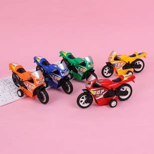 彩色回拉力摩托车玩具模型儿童玩具周边2元店超市货源-阿里巴巴