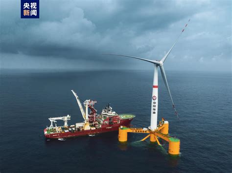我国首座深远海浮式风电平台 “海油观澜号”成功并网投产_海南新闻中心_海南在线_海南一家