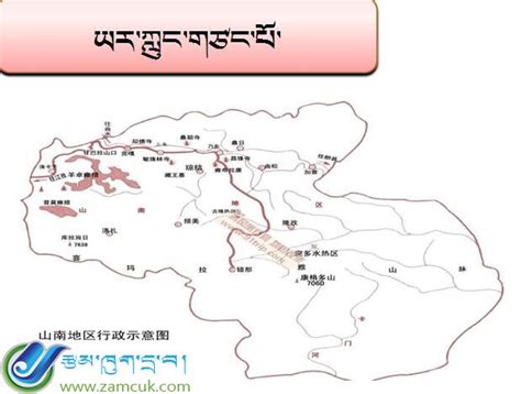 日喀则地图图片