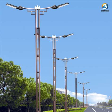 潍坊10米12米双自弯臂LED路灯-2022全新价格单-一步电子网