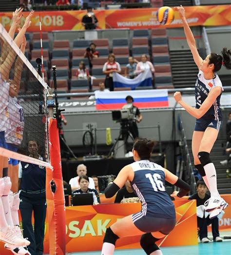 2018年女排世锦赛中国女排击败俄罗斯队_国家体育总局