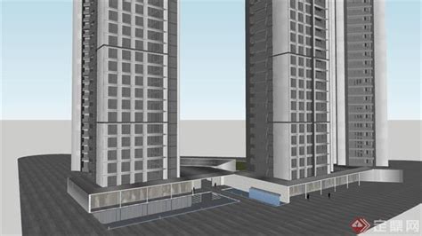 杭州亚运村住宅小区项目SU设计模型[原创]