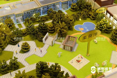 赛野模型公司|园林景观沙盘模型中绿地模型制作方法？