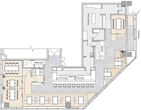 寿司吧台设计图,5平米寿司店装修图,寿司店装修风格图_大山谷图库