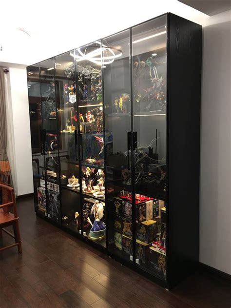 手办展示柜玻璃透明模型柜小饰品家用柜玩具模型玻璃展示柜-阿里巴巴