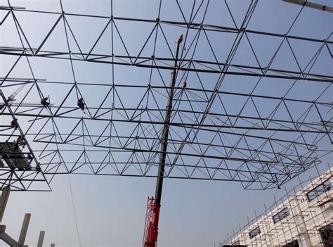 钢结构网架安装案例-江苏沪华钢结构工程有限公司