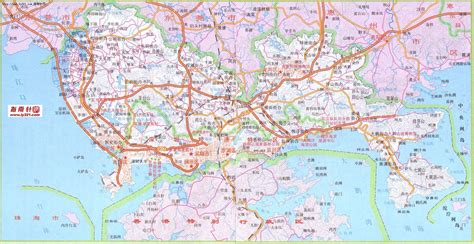 深圳十个区的地图全新发布（房天下原创）-深圳房天下