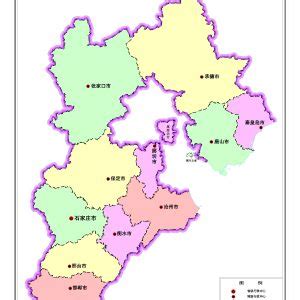 河北省行政区划图+行政统计表 - 河北省地图 - 地理教师网