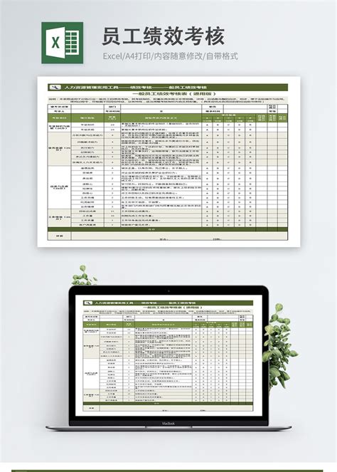 试用期员工绩效考核表Excel模板下载_熊猫办公