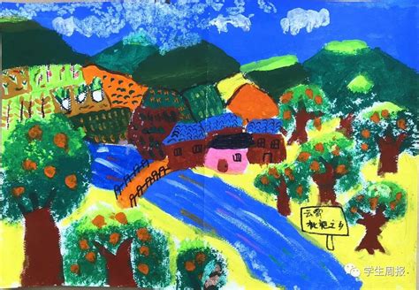 4儿童简笔画画家乡 儿童简笔画画家乡的美 | 抖兔教育