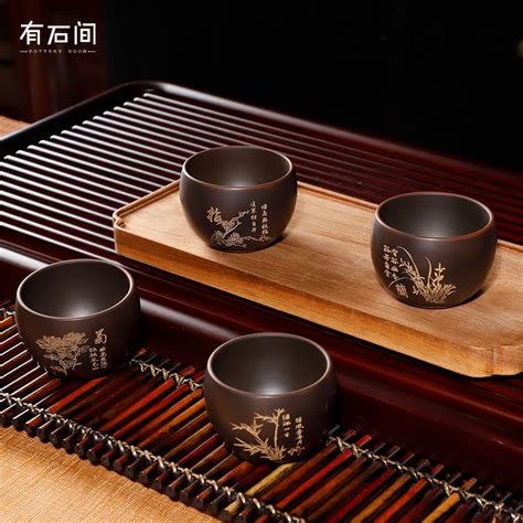广西钦州坭兴陶茶壶陶瓷纯手工紫砂建水紫陶泥兴陶单壶茶具-阿里巴巴