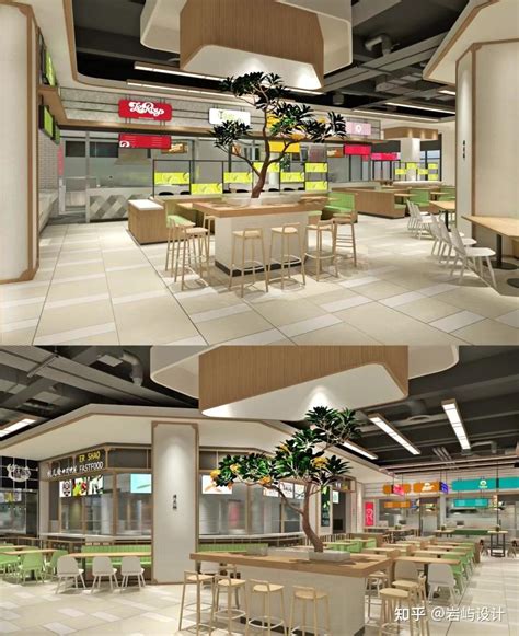 天霸设计的又一波美食广场设计效果图吸引力强_天霸设计-站酷ZCOOL