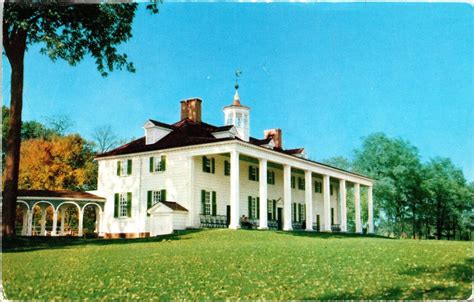 Mount Vernon VA Virgina George Washington Home House Mansion Postcard ...