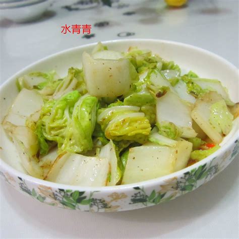 【炝炒白菜的做法步骤图，炝炒白菜怎么做好吃】馍片墨水_下厨房