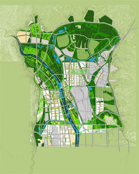 青岛西海岸新区军民融合小镇概念性总体规划_设计素材_ZOSCAPE-建筑园林景观规划设计网
