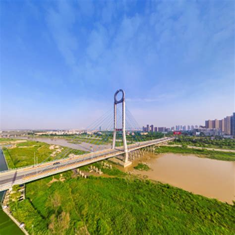 咸阳二号桥-VR全景城市