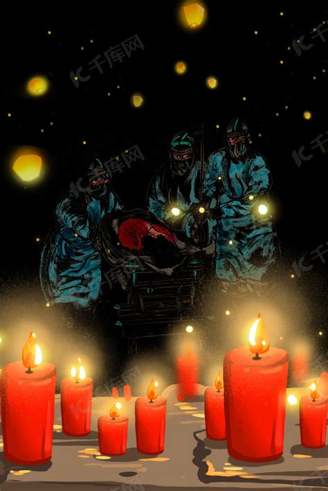 哀悼纪念的蜡烛燃烧黑暗中的黑色背景蜡烛黑暗中燃烧黑色的背景上高清图片下载-正版图片300426033-摄图网