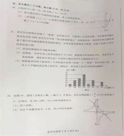 2021年四川乐山中考数学真题（图片版）(5)_教育新闻_奥数网