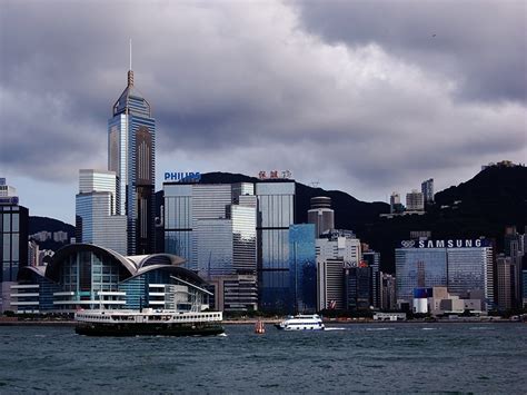 香港维多利亚港建筑群摄影图高清摄影大图-千库网