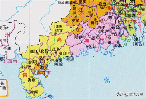 湛江市标准地图_湛江地图库_地图窝