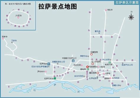 拉萨市地图图片