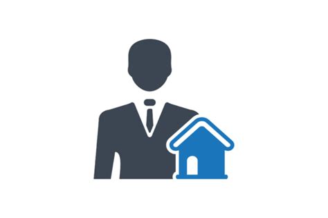 Real Estate Agent Icon Graphic by chittagonglube · Creative Fabrica