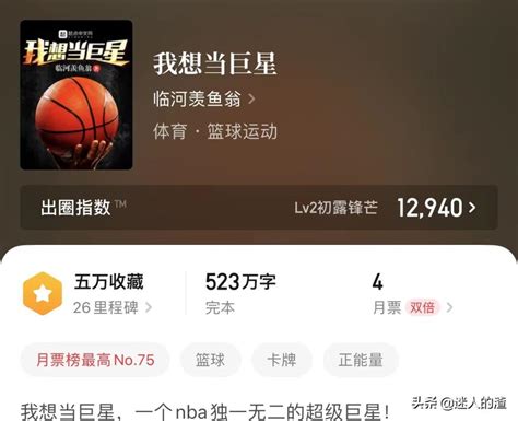 十大篮球小说必看排名，第二评分最高，魔鬼教主上榜_排行榜123网