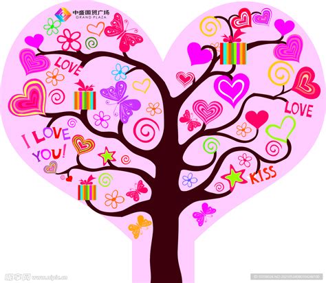 爱情树设计元素1100*1274图片素材免费下载-编号358736-潮点视频