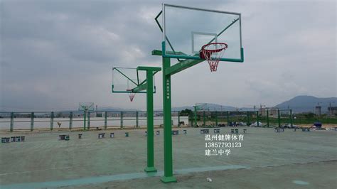 学校篮球架固定式篮球架 标准篮球架价格标准篮球架价格批发 ...
