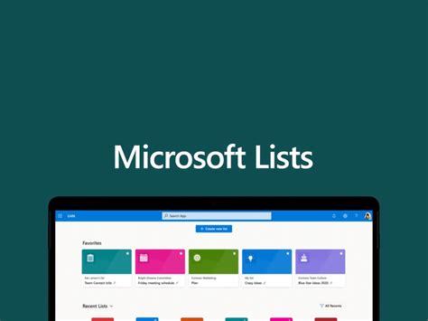 Introducing Microsoft Lists: Track Information and Manage Processes ...